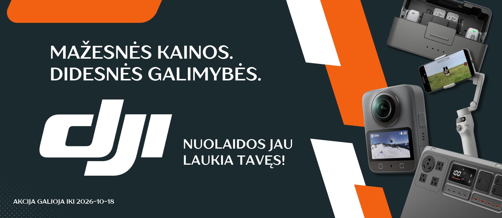 🔥 DJI NUOLAIDOS jau laukia tavęs! 🚀