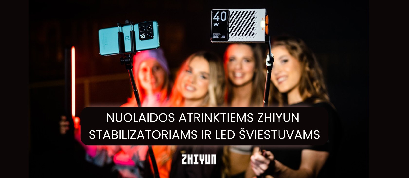 Nuolaidos atrinktiems ZHIYUN gaminiams!