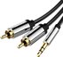 3.5mm Male to 2x RCA Male Audio Cable 2m Vention BCFBH Black
