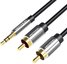 3.5mm Male to 2x RCA Male Audio Cable 2m Vention BCFBH Black