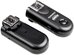 A set of two Yongnuo RF603N II flash triggers with a N1 for Nikon cable