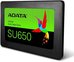 ADATA Ultimate SU650 256 GB, SSD form factor 2.5", SSD interface SATA 6Gb/s, Write speed 450 MB/s, Read speed 520 MB/s