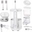 Adler | 2-in-1 Water Flossing Sonic Brush | AD 2180w | Rechargeable | For adults | Number of brush heads included 2 | Number of teeth brushing modes 1 | White