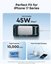 Anker Anker Nano Power Bank (10K, 45W, Built-In Retractable USB-C Cable), White | Anker
