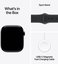 Apple Watch 11 GPS 46mm Sport Band M/L, jet black/black (MEUX4ET/A)
