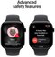 Apple Watch 11 GPS 46mm Sport Band M/L, jet black/black (MEUX4ET/A)
