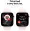 Apple Watch 11 GPS + Cellular 42mm Sport Band S/M, rose gold/light blush (MF8E4ET/A)