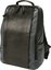 Artisan & Artist I RR4-06C I Leather Panel Backpack, Grey