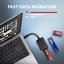 AXAGON ADM2-CM USB-C adapter Gen 2 M.2 NVMe/SATA SSD
