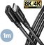 AXAGON BUCM32-CF10AB extensions cable USB-C (M) <-> USB-C (F), 1m, USB 20Gbps, PD 240W 5A