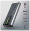 AXAGON External USB-C 10Gbps metal box with info display for M.2 NVMe and SATA SSD | EEM2-SD2