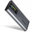 AXAGON External USB-C 10Gbps metal box with info display for M.2 NVMe and SATA SSD | EEM2-SD2