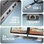 AXAGON HMC-7HX2 USB hub 7in1 5Gbps 2xHDMI GLAN USB-C