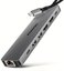 AXAGON HMC-7HX2 USB hub 7in1 5Gbps 2xHDMI GLAN USB-C
