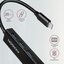 AXAGON Network card HMC-GL3A 3x USB-A + GLAN, USB 3.2 Gen 1 hub, metal, 20cm USB-C cable