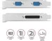 AXAGON PCI-Express card with one parallel and two serial ports 250 kbps | PCEA-PSN