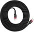Baseus Cafule Cable USB-C PD 2.0 QC 3.0 60W 2m (Black+Red)
