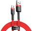 Baseus Cafule Cable USB for Type C 3A 0.5M Red+Red