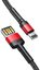 Baseus Cafule Double-sided USB Lightning Cable 2,4A 1m (Black+Red)