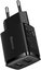 Baseus Compact Quick Charger, 2x USB, 10.5W (black)