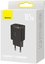 Baseus Compact Quick Charger, 2x USB, 10.5W (black)