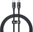 Baseus Crystal cable USB-C to Lightning, 20W, PD, 1.2m (black)