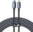 Baseus Crystal Shine cable USB-C to Lightning, 20W, PD, 2m (black)