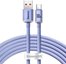 Baseus Crystal Shine cable USB to USB-C, 100W, 2m (purple)