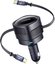 Baseus Enjoyment Max car charger with USB-C+USB-C cables 60W Black
