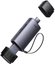 Baseus Lite Series SD/TF memory card reader, USB + USB-C (gray)