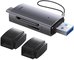 Baseus Lite Series SD/TF memory card reader, USB + USB-C (gray)