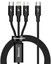 Baseus Baseus Rapid Series 3-in-1 1.5 m 20W USB-C to LightningSeries 3-in-1 cable USB-C For M+L+T 20W 1.5m Black
