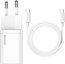 Baseus Super Si Quick Charger 1C 25W with USB-C cable for USB-C 1m (white)