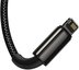 BASEUS Tungsten Gold One-for-three Fast Charging Black