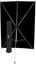 Westcott Black X Drop Backdrop Kit