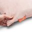 Bodi-Tek BT-CSHT2-V-LP-PB10 COZY Una Heated Comfort Cushion 45 x 45cm, Light Pink Velvet