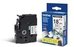 Brother TZ-EFX241, 18mm black on white flexible tape