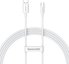 Cable USB do USB-C Baseus Superior 100W 1.5m (white)