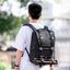 Camera Backpack, Lightweight Camera Bags for Photographers Large Capacity Camera Case with Rain Cover for 15.6 Inch Laptop, DSLR Cameras ( All Black )