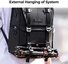 Camera Backpack, Lightweight Camera Bags for Photographers Large Capacity Camera Case with Rain Cover for 15.6 Inch Laptop, DSLR Cameras ( All Black )