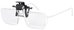 Carson Magnifying Glasses 2x (+4.00 Dioptrie) Clip-On and Flip-Up