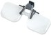 Carson Magnifying Glasses 2x (+4.00 Dioptrie) Clip-On and Flip-Up