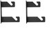 Caruba Suspension system for 2 rolls wall/wall mounting