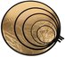 Caruba Reflectiescherm 2 in 1 Goud & Zilver 45cm
