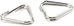 Caruba Triangle Split Ring Set