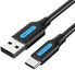 Charging Cable USB-A 2.0 to USB-C Vention COKBC 0,25m (black)