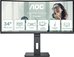 CU34P3CV | 34 " | VA | 21:9 | 100 Hz | 4 ms | 3440 x 1440 pixels | HDMI ports quantity 1