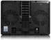 Deepcool ergonomic stand- cooler. black , USB 3.0 pass- truoght, it can be used as a notebook stand and/or cooling pad. The adjustable anti-skid holders are compatible ~15.6" laptops. The two 140mm silent fan and full range mesh surface with aerodynamic designed intake provide silent and efficient cooling.