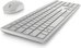 Dell Keyboard and Mouse KM5221W Pro Wireless, US, 2.4 GHz, White