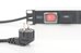 Digitus 1U Aluminum PDU, rackmountable, 7x safety outlet 16A Plug, 250VAC 50/60Hz, switch, surge protection DN-95407 2 m